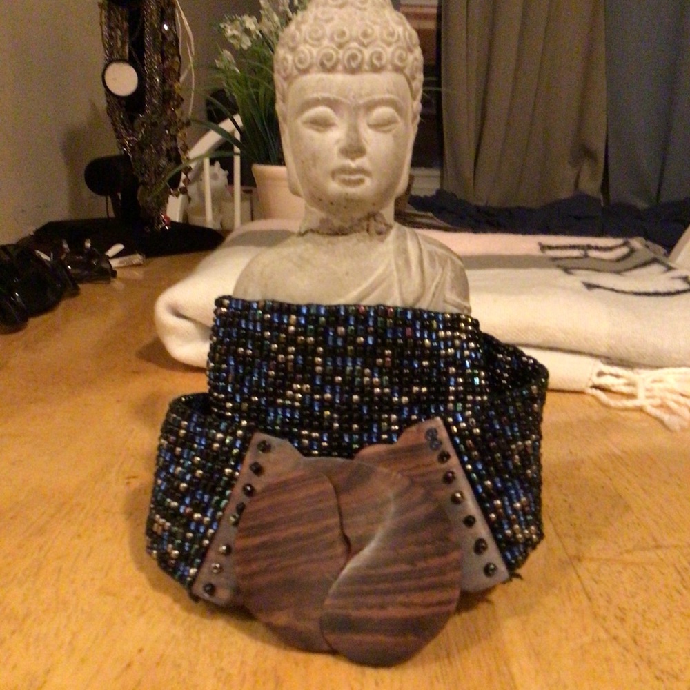 Vintage. Colorful Beaded Belt. OS.